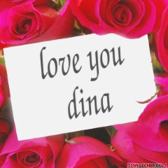 i love you dina 